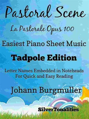 cover image of Pastoral Scene La Pastorale Opus 100 Easiest Piano Sheet Music Tadpole Edition